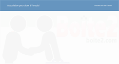 Desktop Screenshot of boite2.com
